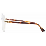 Linda Farrow - Merrick A Oval Optical Glasses in Clear - LF51AC3OPT - Linda Farrow Eyewear