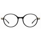 Linda Farrow - Merrick Oval Optical Glasses in Black - LF51C1OPT - Linda Farrow Eyewear