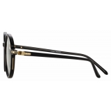 Linda Farrow - Merrick Oval Optical Glasses in Black - LF51C1OPT - Linda Farrow Eyewear