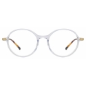 Linda Farrow - Merrick Oval Optical Glasses in Clear - LF51C3OPT - Linda Farrow Eyewear