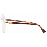 Linda Farrow - Merrick Oval Optical Glasses in Clear - LF51C3OPT - Linda Farrow Eyewear