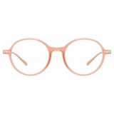 Linda Farrow - Merrick Oval Optical Glasses in Nectarine - LF51C4OPT - Linda Farrow Eyewear