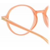 Linda Farrow - Merrick Oval Optical Glasses in Nectarine - LF51C4OPT - Linda Farrow Eyewear