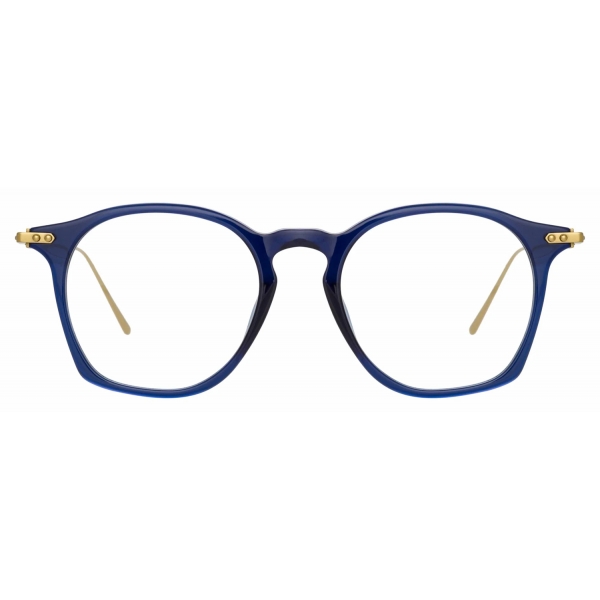 Linda Farrow - Mila A Square Optical Glasses in Navy - LF52AC3OPT - Linda Farrow Eyewear