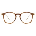 Linda Farrow - Occhiali da Vista Quadrati Mila in Marrone - LF52C4OPT - Linda Farrow Eyewear