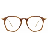 Linda Farrow - Occhiali da Vista Quadrati Mila in Marrone - LF52C4OPT - Linda Farrow Eyewear