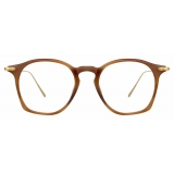 Linda Farrow - Occhiali da Vista Quadrati Mila in Corno - Linda Farrow Eyewear