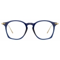 Linda Farrow - Mila Square Optical Glasses in Navy - LF52C3OPT - Linda Farrow Eyewear