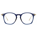 Linda Farrow - Mila Square Optical Glasses in Navy - LF52C3OPT - Linda Farrow Eyewear