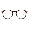Linda Farrow - Mila Square Optical Glasses in Tortoiseshell - LF52C2OPT - Linda Farrow Eyewear