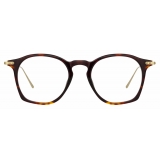 Linda Farrow - Mila Square Optical Glasses in Tortoiseshell - LF52C2OPT - Linda Farrow Eyewear