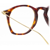 Linda Farrow - Mila Square Optical Glasses in Tortoiseshell - LF52C2OPT - Linda Farrow Eyewear