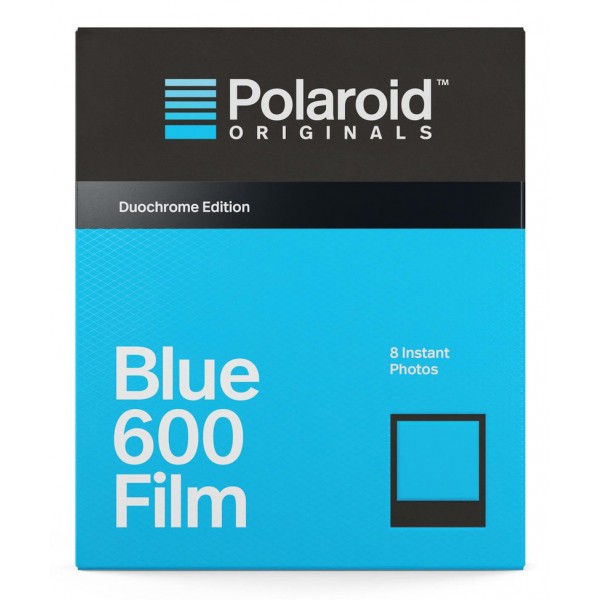 Polaroid Originals - Pellicole Blu per 600 Duochrome - Frame Nero - Film per Polaroid 600 Camera - OneStep 2