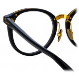 Linda Farrow - Morgan Oval Optical Glasses in Black - LFL1366C3OPT - Linda Farrow Eyewear