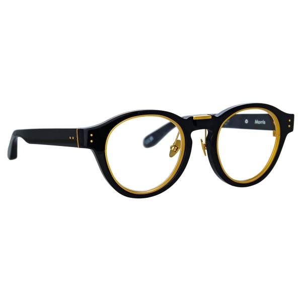 Linda Farrow - Morris Oval Optical Glasses in Black - LFL1381AC1OPT - Linda Farrow Eyewear