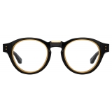 Linda Farrow - Morris Oval Optical Glasses in Black - LFL1381C3OPT - Linda Farrow Eyewear