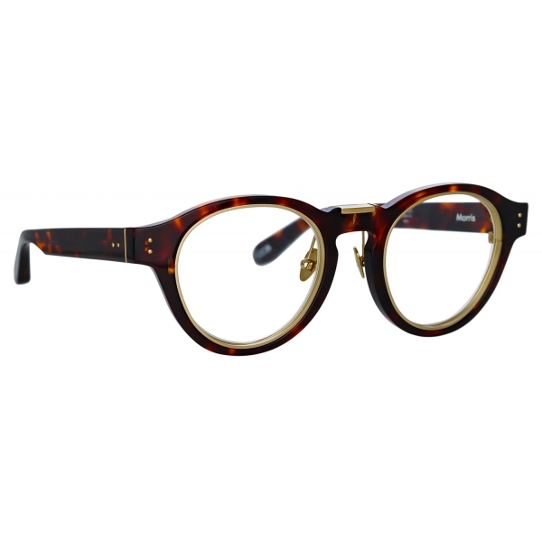 Linda Farrow - Morris Oval Optical Glasses in Tortoiseshell - LFL1381AC2OPT - Linda Farrow Eyewear