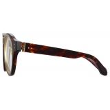 Linda Farrow - Morris Oval Optical Glasses in Tortoiseshell - LFL1381AC2OPT - Linda Farrow Eyewear