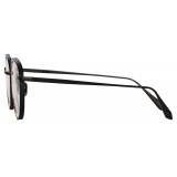 Linda Farrow - Moss Oval Optical Glasses in Matt Nickel - LFL1227C3OPT - Linda Farrow Eyewear