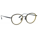 Linda Farrow - Moss Oval Optical Glasses in Nickel - LFL1227C4OPT - Linda Farrow Eyewear