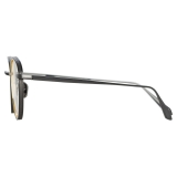 Linda Farrow - Moss Oval Optical Glasses in Nickel - LFL1227C4OPT - Linda Farrow Eyewear