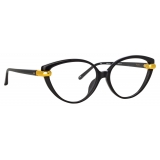 Linda Farrow - Palm Cat Eye Optical Glasses in Black - LFL1211C4OPT - Linda Farrow Eyewear