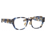 Linda Farrow - Occhiali da Vista Ramon Rettangolare in Tartaruga Blu - LFL1270C6OPT - Linda Farrow Eyewear