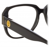 Linda Farrow - Renee Oversized Optical Glasses in Black - LFL1293C1OPT - Linda Farrow Eyewear