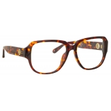 Linda Farrow - Renee Oversized Optical Glasses in Tortoiseshell - LFL1293C2OPT - Linda Farrow Eyewear