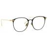 Linda Farrow - Occhiali da Vista Sophia A Ovale in Nero Oro Giallo - LF45AC1OPT - Linda Farrow Eyewear