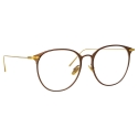 Linda Farrow - Sophia A Oval Optical Glasses in Brown - LF45AC3OPT - Linda Farrow Eyewear