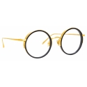 Linda Farrow - Watson Round Optical Glasses in Black - LFL1119C4OPT - Linda Farrow Eyewear