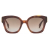 Fendi - Fendi First - Occhiali da Sole Squadrati - Havana - Occhiali da Sole - Fendi Eyewear