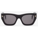 Fendi - Fendi Roma - Rectangular Sunglasses - Black - Sunglasses - Fendi Eyewear