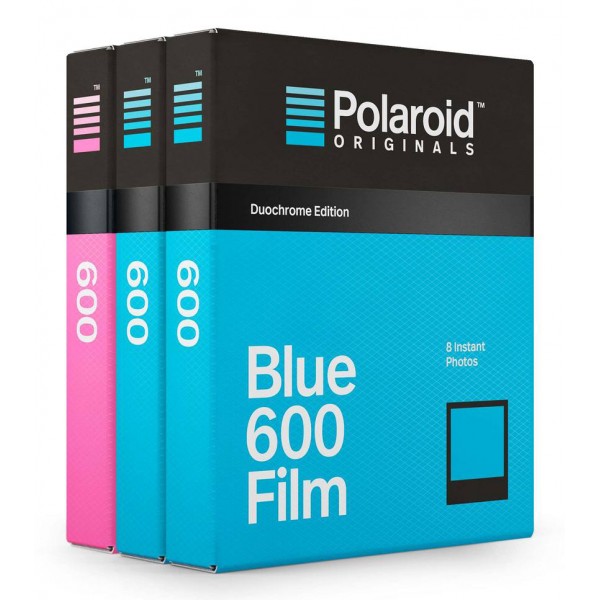 Polaroid Originals - Pacco Triplo Pellicole per 600 Duochrome - Frame Nero - Film per Polaroid 600 Camera - OneStep 2