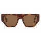 Fendi - Fendi O’Lock - Square Sunglasses - Havana - Sunglasses - Fendi Eyewear