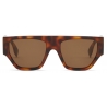 Fendi - Fendi O’Lock - Square Sunglasses - Havana - Sunglasses - Fendi Eyewear