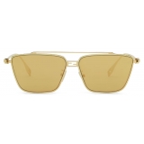 Fendi - Fendi Baguette - Rectangular Sunglasses - Gold - Sunglasses - Fendi Eyewear