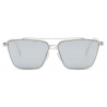 Fendi - Fendi Baguette - Occhiali da Sole Rettangolare - Argento - Occhiali da Sole - Fendi Eyewear