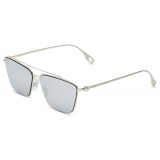 Fendi - Fendi Baguette - Rectangular Sunglasses - Silver - Sunglasses - Fendi Eyewear
