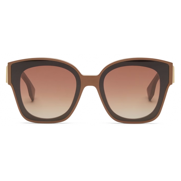 Fendi - Fendi First - Square Sunglasses - Caramel - Sunglasses - Fendi Eyewear