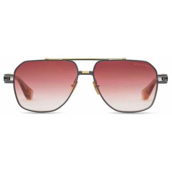 DITA - Kudru - Black Iron Yellow Gold - DTS436 - Sunglasses - DITA Eyewear