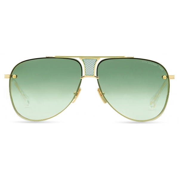 DITA - Decade-Two - Yellow Gold Green - DRX-2082 - Sunglasses - DITA Eyewear