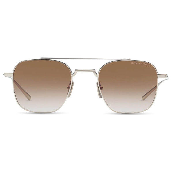 DITA - Artoa.27 - Silver Brown - DTS163 - Sunglasses - DITA Eyewear