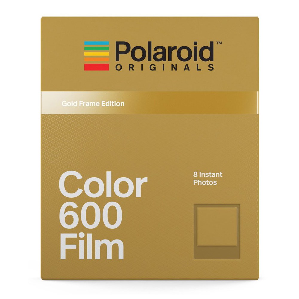 Polaroid Originals Color 600 Instant Film Limited Gold Frame Edition EXPIRED 