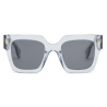 Fendi - Fendi Roma - Occhiali da Sole Squadrata - Azzurro Trasparente - Occhiali da Sole - Fendi Eyewear