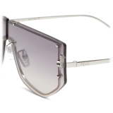 Fendi - Fendi First - Shield Sunglasses - Palladium Gray - Sunglasses - Fendi Eyewear