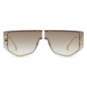 Fendi - Fendi First - Shield Sunglasses - Gold Khaki - Sunglasses - Fendi Eyewear
