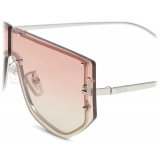 Fendi - Fendi First - Occhiali da Sole a Maschera - Palladio Rosa Beige Sfumato - Occhiali da Sole - Fendi Eyewear