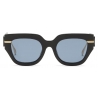 Fendi - Fendi Fendigraphy - Occhiali da Sole Squadrata - Nero - Occhiali da Sole - Fendi Eyewear